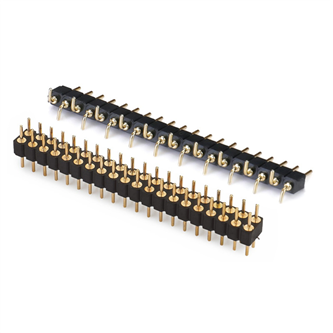 2.0mm圆针 双排SMT 180度